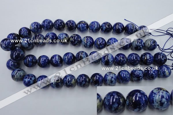 CNL718 15.5 inches 16mm round natural lapis lazuli gemstone beads