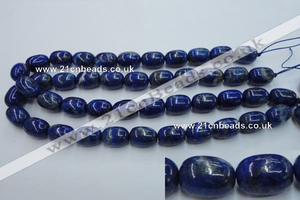 CNL728 15.5 inches 13*18mm nuggets natural lapis lazuli gemstone beads