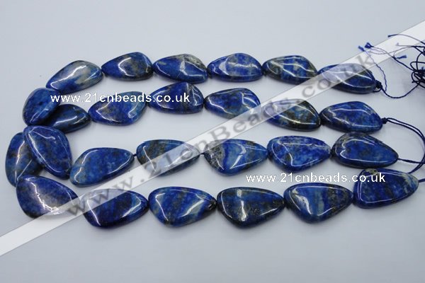 CNL778 15.5 inches 18*30mm freeform natural lapis lazuli gemstone beads