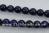 CNL852 15.5 inches 8mm round natural lapis lazuli gemstone beads