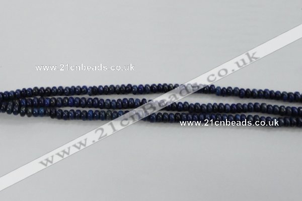 CNL860 15.5 inches 2*4mm rondelle natural lapis lazuli gemstone beads