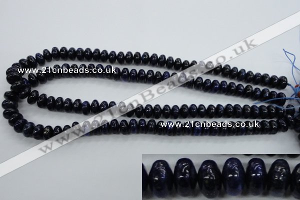 CNL863 15.5 inches 6*10mm rondelle natural lapis lazuli gemstone beads