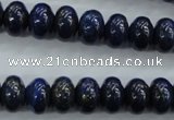 CNL864 15.5 inches 8*12mm rondelle natural lapis lazuli gemstone beads