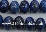 CNL866 15.5 inches 12*16mm rondelle natural lapis lazuli gemstone beads