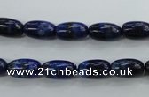 CNL891 15.5 inches 7*12mm rice natural lapis lazuli gemstone beads