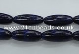 CNL893 15.5 inches 8*20mm rice natural lapis lazuli gemstone beads