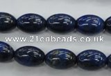 CNL895 15.5 inches 10*14mm rice natural lapis lazuli gemstone beads