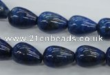 CNL901 15.5 inches 10*14mm teardrop natural lapis lazuli gemstone beads