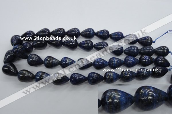 CNL904 15.5 inches 15*20mm teardrop natural lapis lazuli gemstone beads