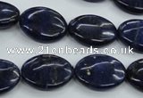 CNL944 15.5 inches 15*20mm oval natural lapis lazuli gemstone beads