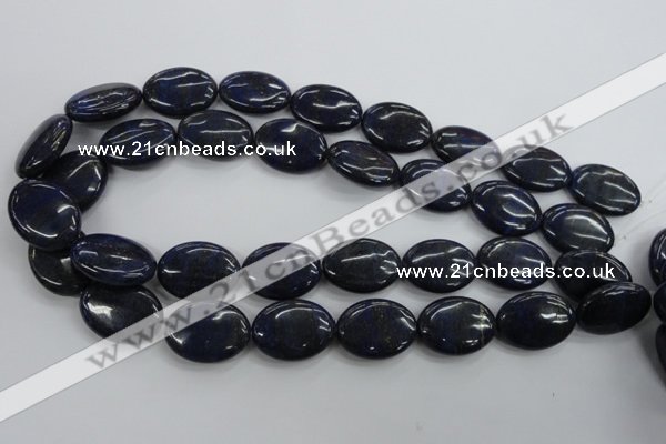 CNL945 15.5 inches 18*25mm oval natural lapis lazuli gemstone beads