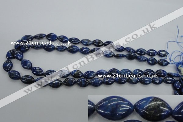 CNL951 15.5 inches 10*15mm marquise natural lapis lazuli gemstone beads