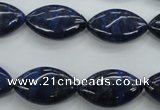 CNL952 15.5 inches 12*20mm marquise natural lapis lazuli gemstone beads