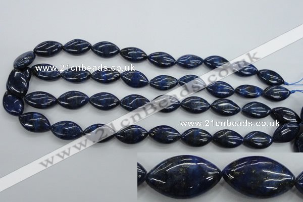 CNL952 15.5 inches 12*20mm marquise natural lapis lazuli gemstone beads