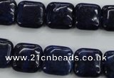 CNL963 15.5 inches 14*14mm square natural lapis lazuli gemstone beads