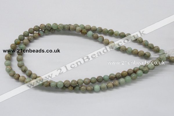 CNS01 16 inches 8mm round natural serpentine jasper beads wholesale