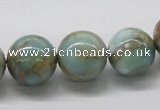 CNS04 16 inches 16mm round natural serpentine jasper beads wholesale