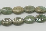 CNS11 16 inches 10*14mm oval natural serpentine jasper beads