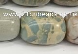 CNS314 15.5 inches 15*20mm drum serpentine jasper beads