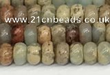 CNS323 15.5 inches 2.5*4mm rondelle serpentine jasper beads