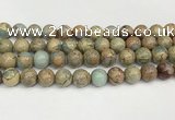 CNS334 15.5 inches 12mm round serpentine jasper beads wholesale