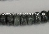CNS412 15.5 inches 5*8mm rondelle natural serpentine jasper beads