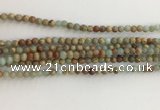 CNS700 15.5 inches 4mm round serpentine jasper beads wholesale