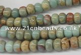 CNS72 15.5 inches 5*8mm rondelle natural serpentine jasper beads