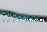 CNT02 16 inches 6mm round natural turquoise beads wholesale