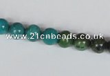 CNT03 16 inches 8mm round natural turquoise beads wholesale