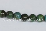 CNT05 16 inches 9mm round natural turquoise beads wholesale