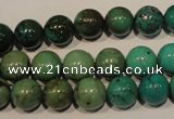 CNT106 15.5 inches 10mm round natural turquoise beads wholesale