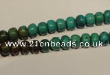 CNT111 15.5 inches 4*7mm rondelle natural turquoise beads wholesale