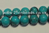 CNT148 15.5 inches 10mm round natural turquoise beads wholesale