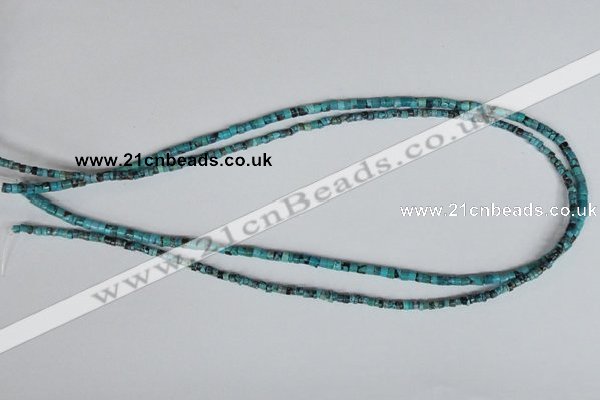 CNT18 16 inches 2-3mm heishi natural turquoise beads wholesale