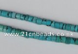 CNT21 16 inches 3-5mm heishi natural turquoise beads wholesale