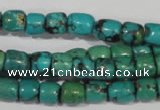 CNT212 15.5 inches 7*4mm – 7*6mm drum natural turquoise beads wholesale