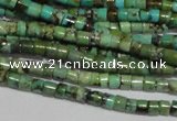 CNT215 15.5 inches 2.5*3mm heishi natural turquoise beads wholesale