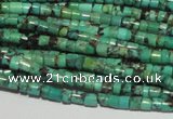 CNT216 15.5 inches 2.5*3mm heishi natural turquoise beads wholesale