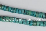 CNT22 16 inches 3-6mm heishi natural turquoise beads wholesale