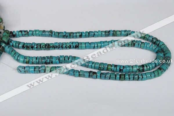 CNT23 16 inches 4-9mm heishi natural turquoise beads wholesale