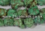 CNT246 15.5 inches 12*14mm - 14*16mm nuggets natural turquoise beads