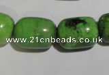 CNT253 15.5 inches 8*24mm rondelle natural turquoise beads wholesale