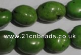 CNT255 15.5 inches 15*17mm nuggets natural turquoise beads wholesale