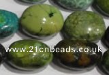 CNT258 15.5 inches 17*23mm nuggets natural turquoise beads wholesale