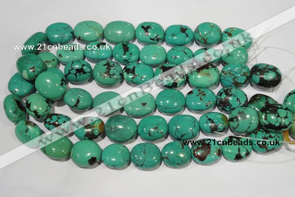 CNT268 15.5 inches 18*20mm - 22*26mm nuggets natural turquoise beads
