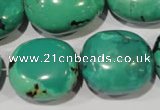 CNT269 15.5 inches 20*22mm - 26*30mm nuggets natural turquoise beads