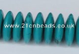 CNT28 16 inches 7*24mm rondelle natural turquoise beads wholesale