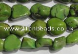 CNT280 15.5 inches 8*10mm - 12*14mm nuggets natural turquoise beads