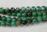 CNT351 15.5 inches 6mm round turquoise beads wholesale